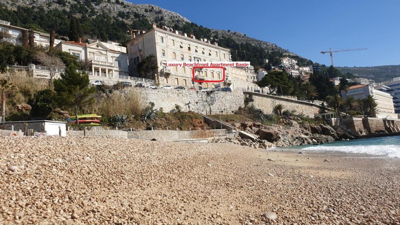 Luxury Beachfront Apartment Banje Dubrovnik Buitenkant foto